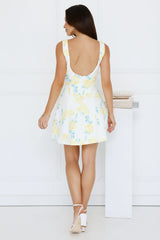 Rosy Horizon Mini Dress