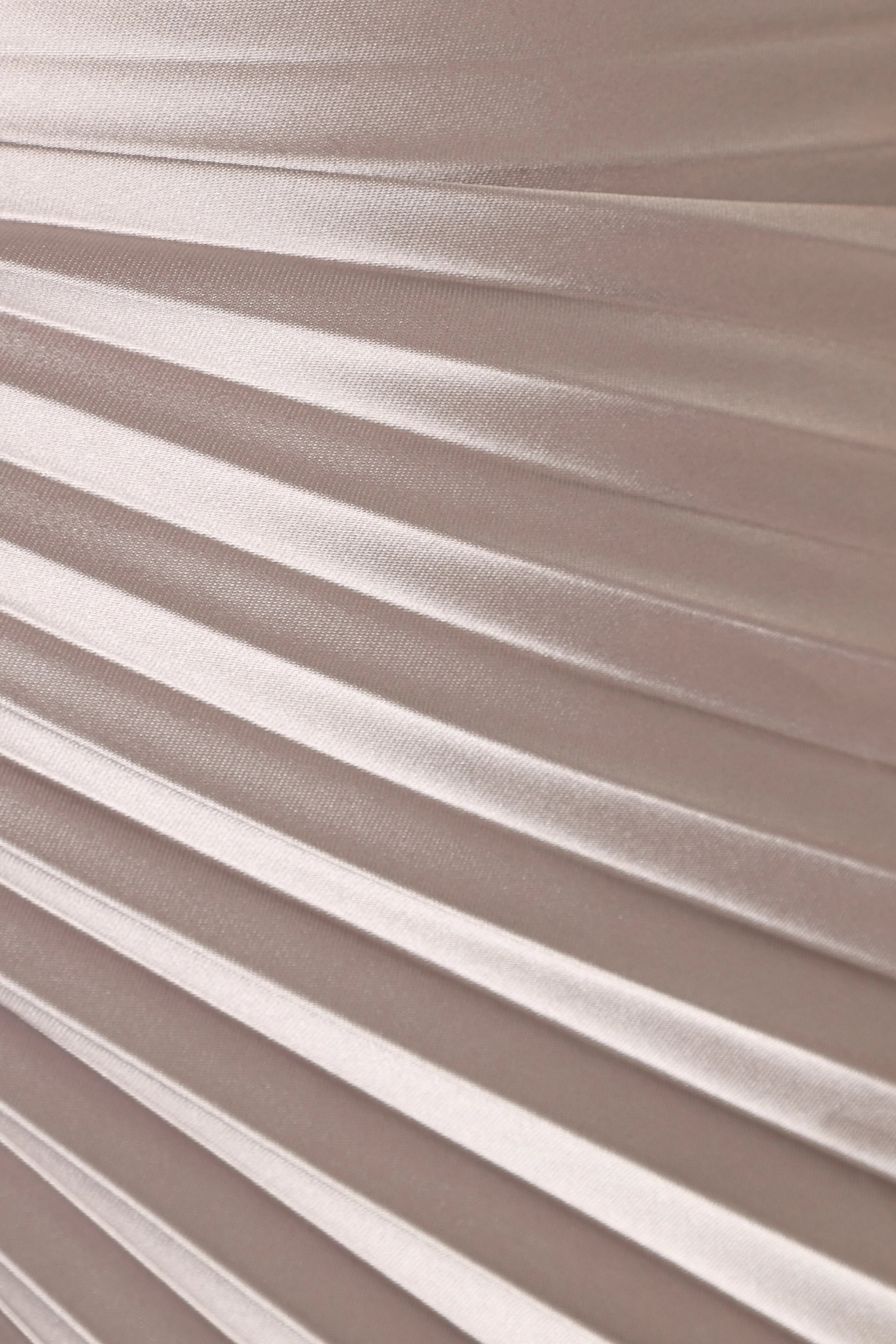 Kleo One Shoulder Maxi Dress - Silver