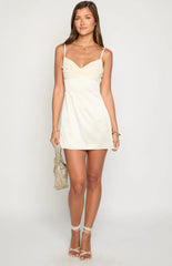 Honey Cream Mini Dress