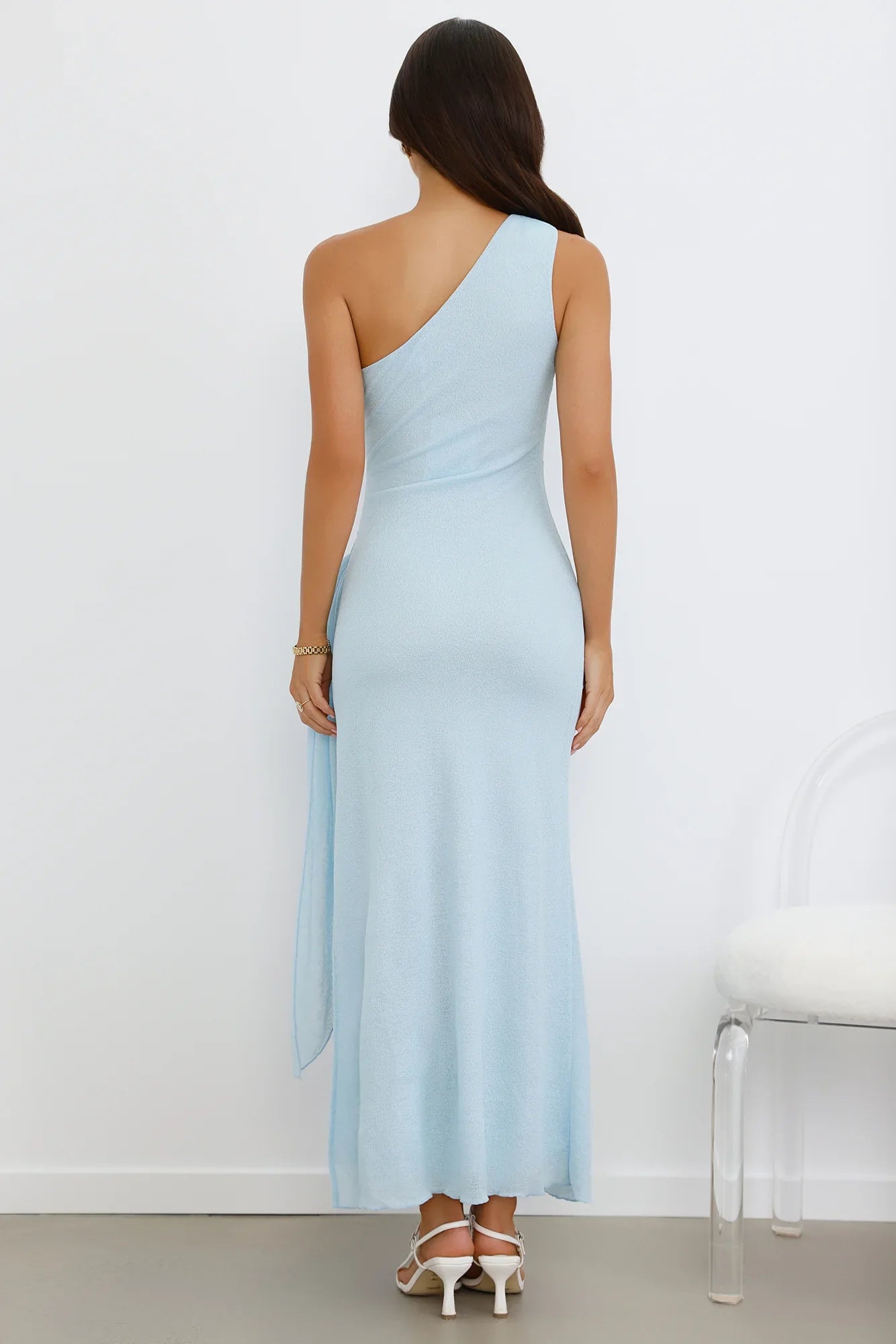 Tidal Dream One Shoulder Maxi Dress