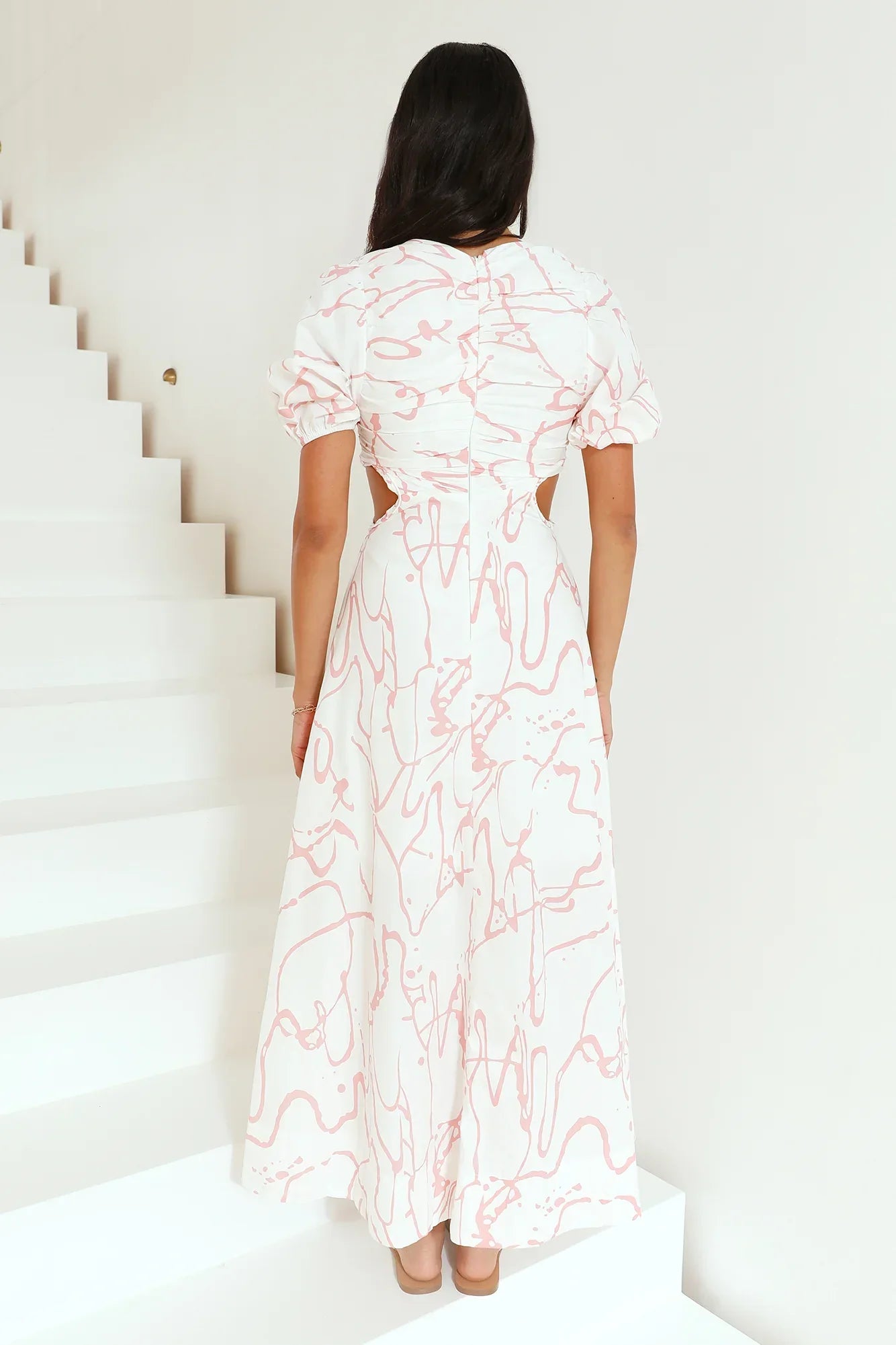 On The Move Maxi Dress Pink